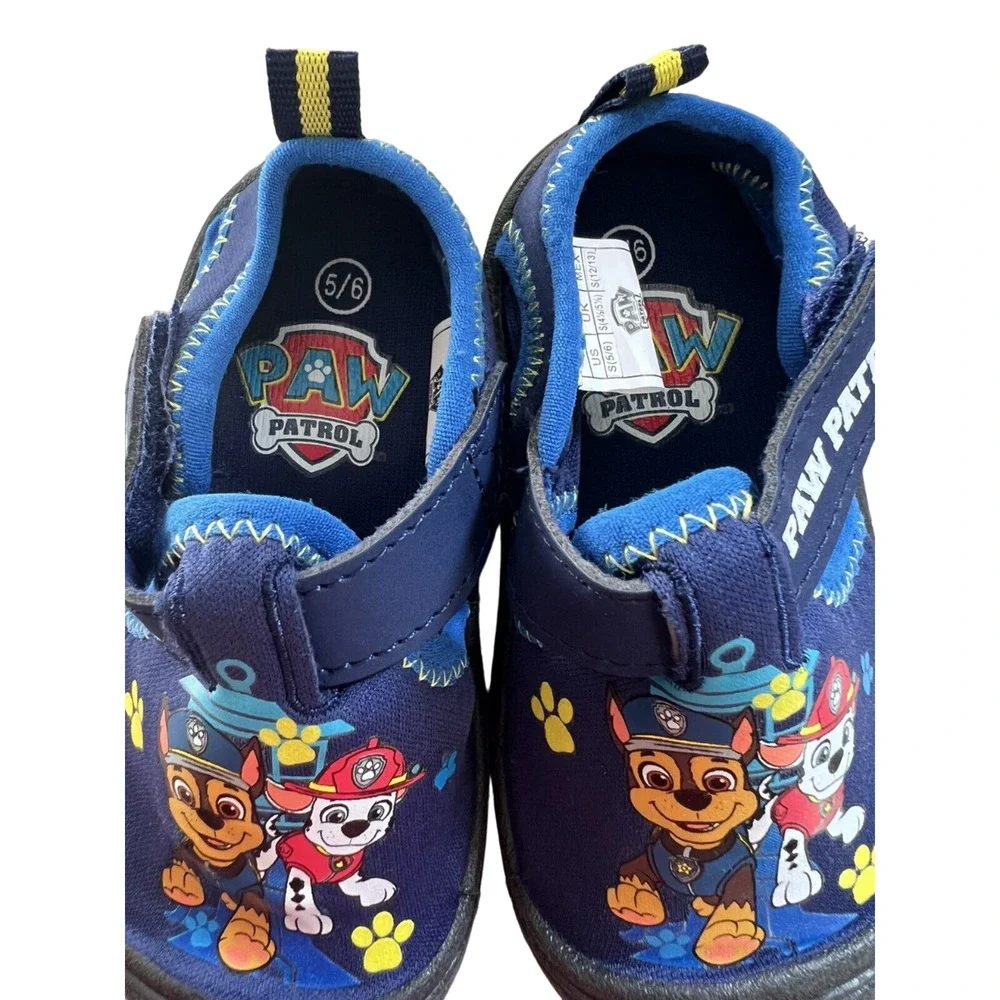 Paw Patrol Chase Marshall Toddler Water Shoes Baby Boys Navy Blue Small (5/6)